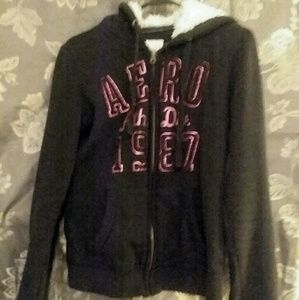 Large Aeropostle zip up hoodie